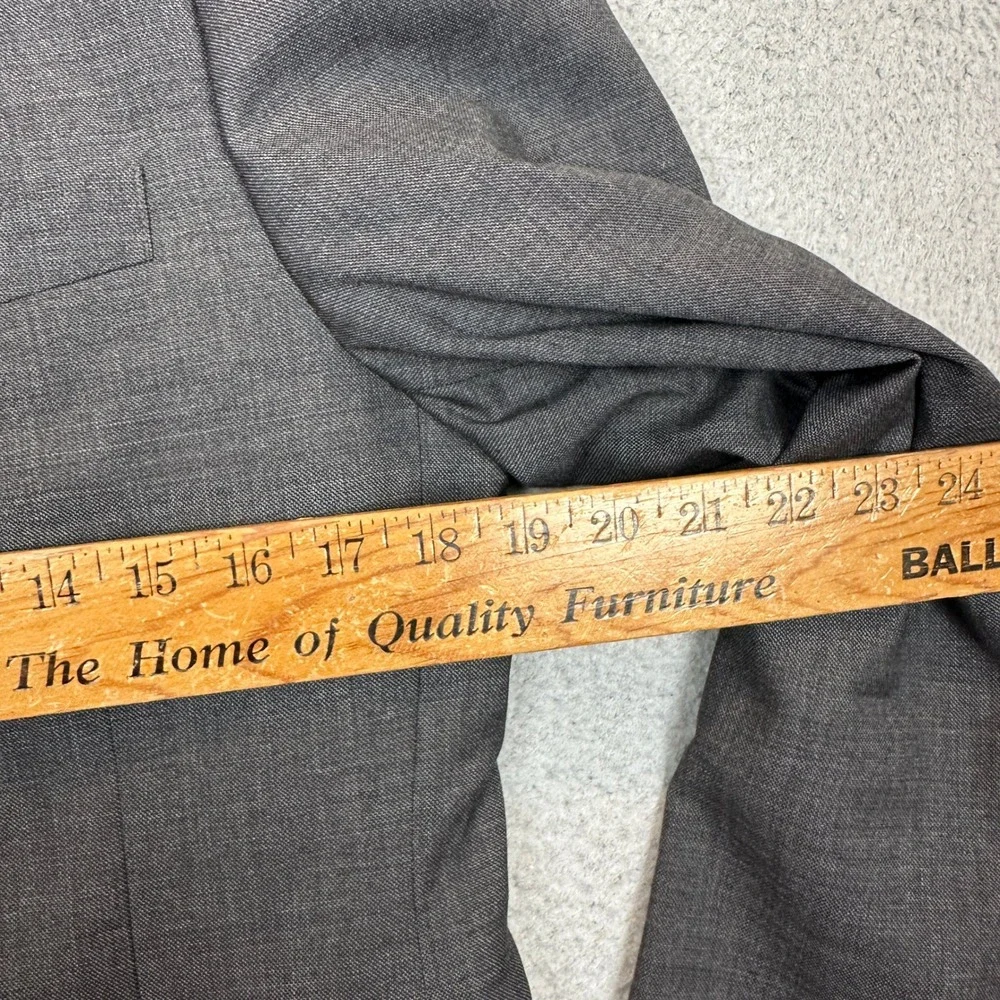 J Crew Ludlow Slim 2 Piece Suit 38S Charcoal Grey Tollegno 3D Wool 32x30 Pants - Picture 8 of 16